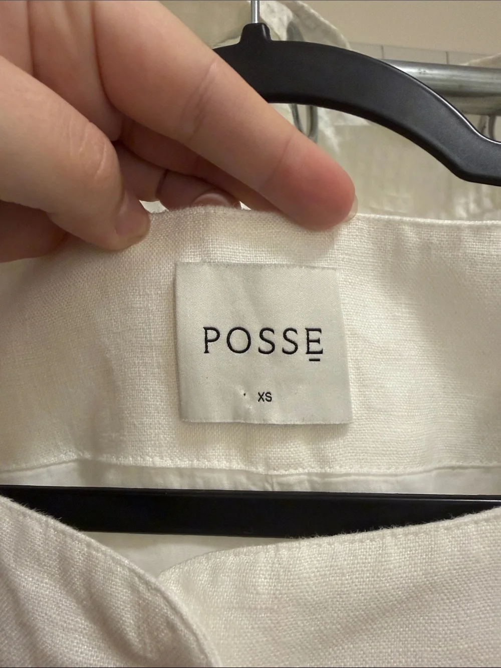 NWT POSSE Emma Linen Vest and Skirt Two-Piece Matching Set